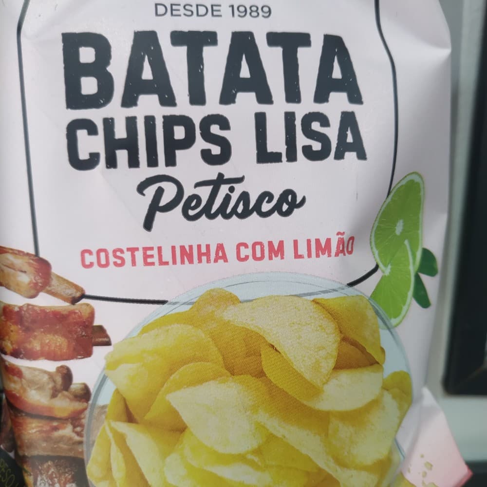 Batata Chips costelinha com limão